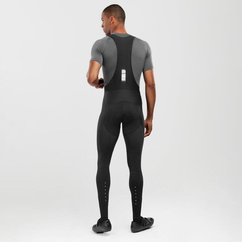 Cuissard vélo long homme Cyclisme SRX Supreme Noir