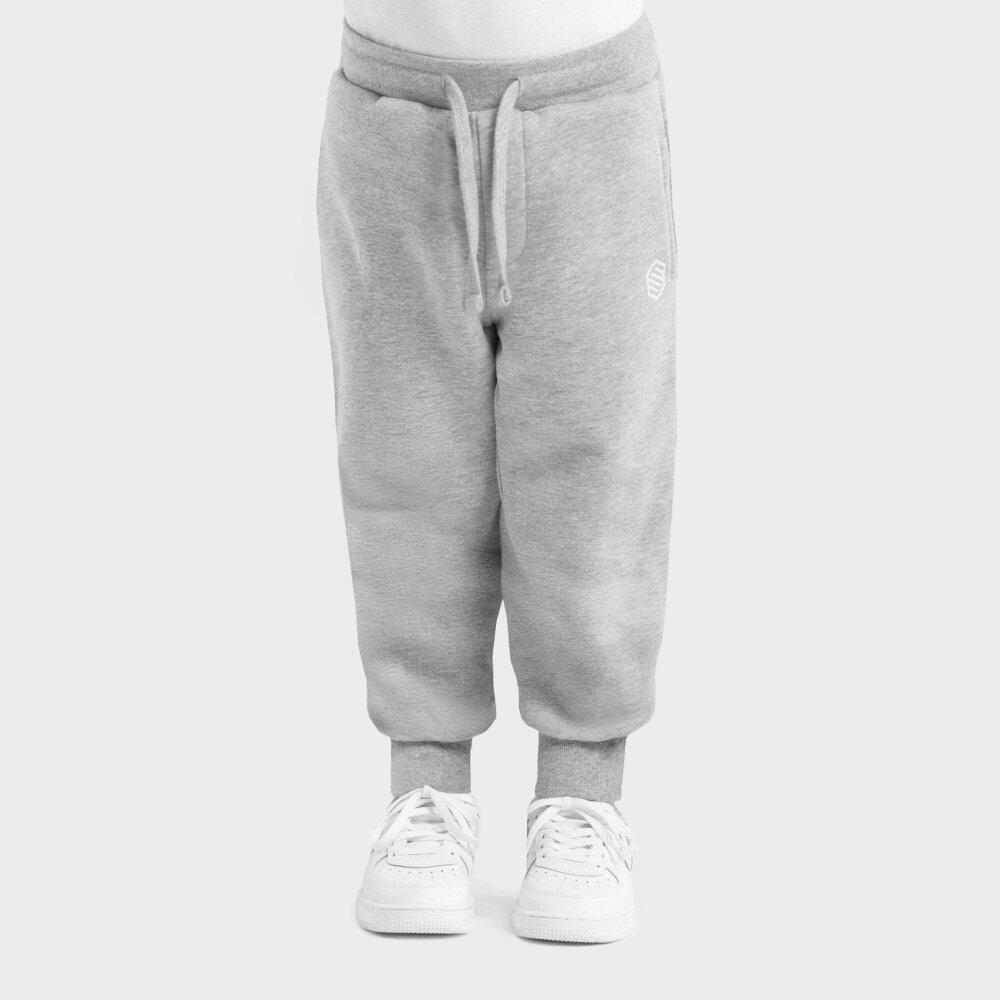 Pantalone da jogging Snug-G bambina grigio con interno spazzolato 350 g/m² 2/7