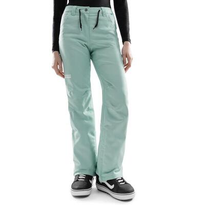 Dames wintersport hardshell snowboard broek p2-w auburn groen