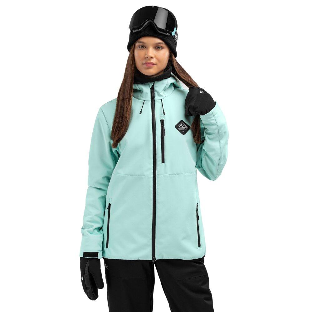 Veste snowboard femme Sports d'hiver W2-W Senja Turquoise 1/7