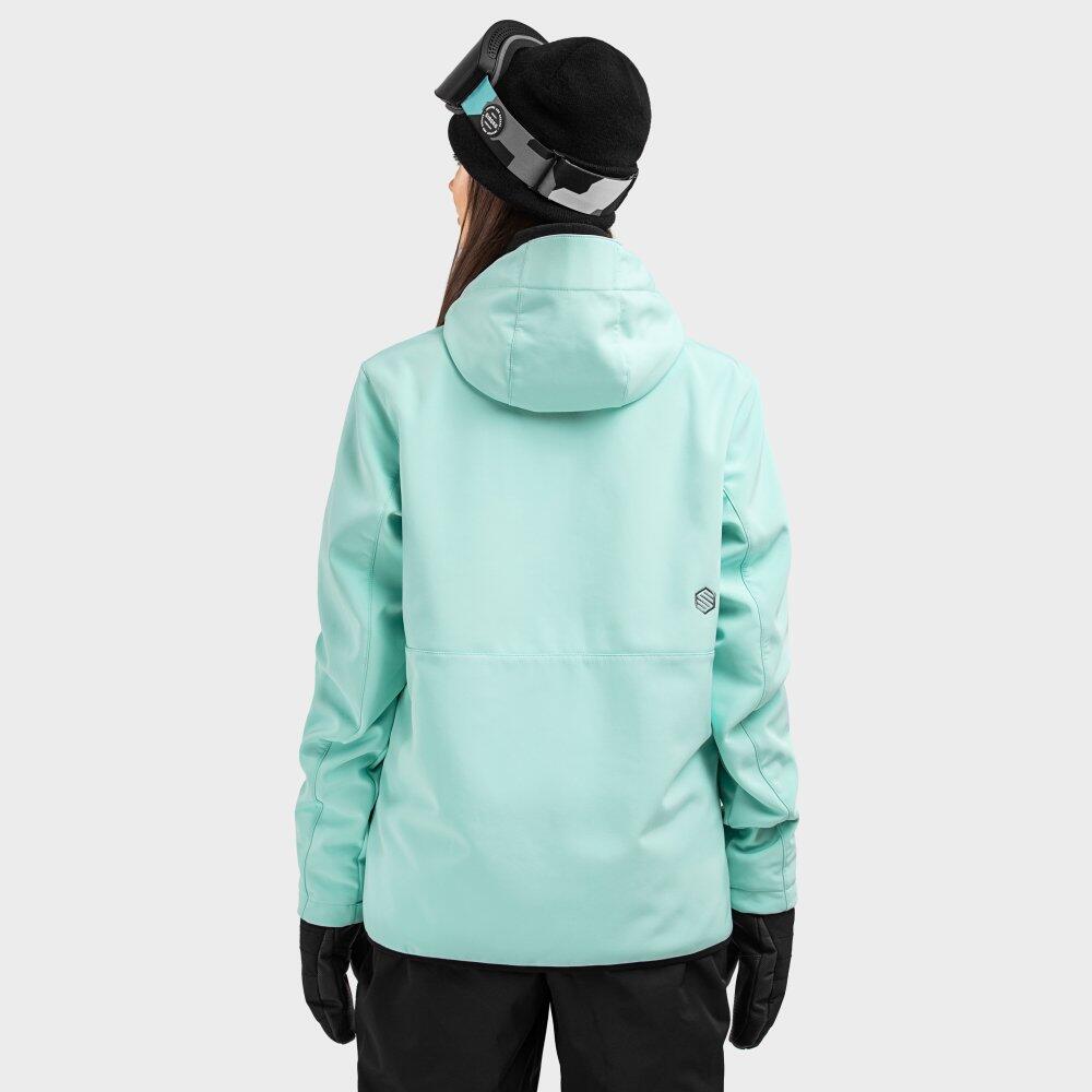 Veste snowboard femme Sports d'hiver W2-W Senja Turquoise 2/7
