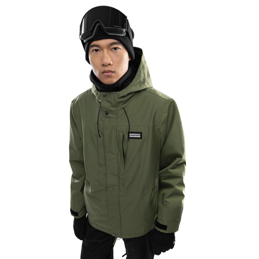 Men Winter sports 's snowboard jacket W4 Streif Green