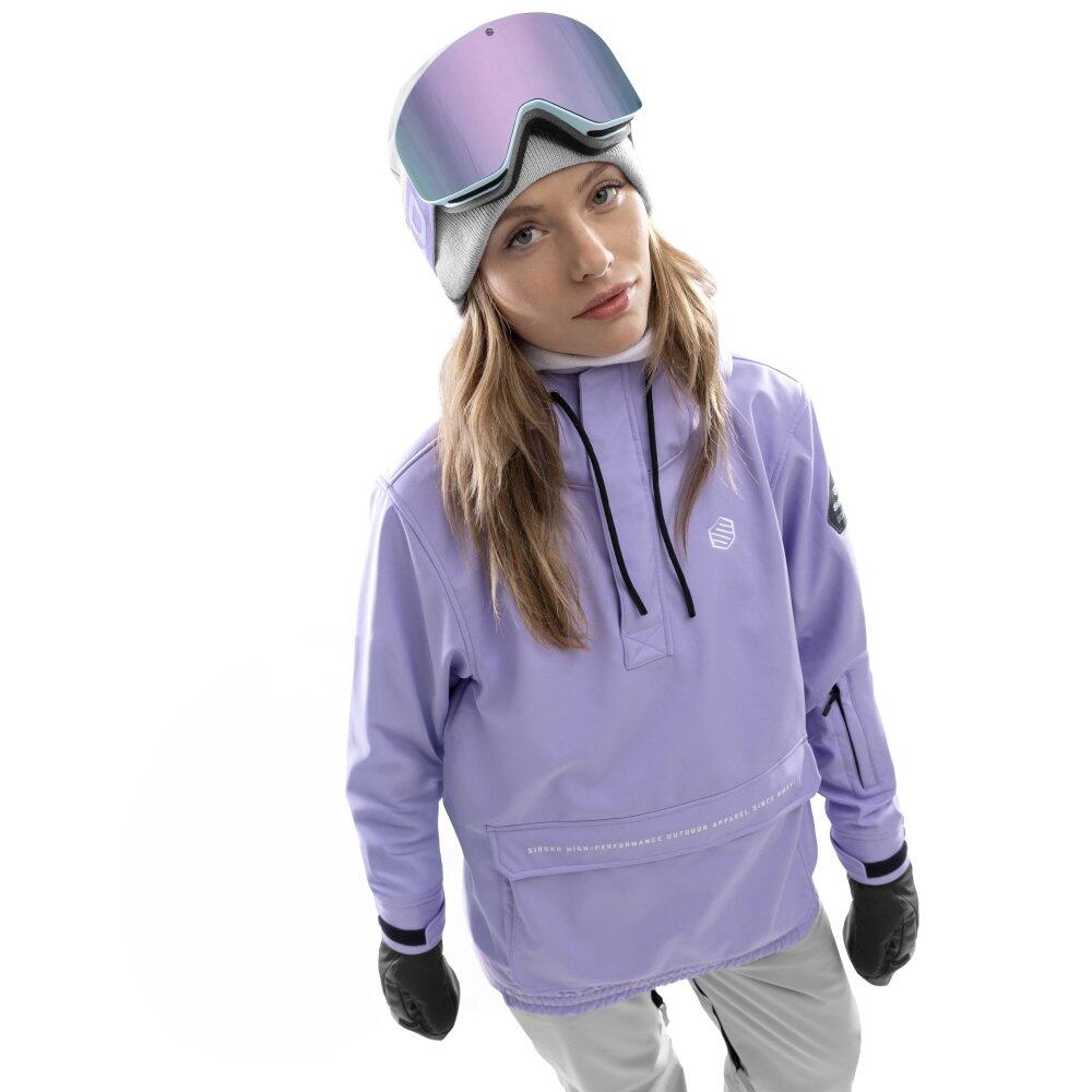 Casaco de snowboard para mulher desportos de inverno w3-w halti roxo