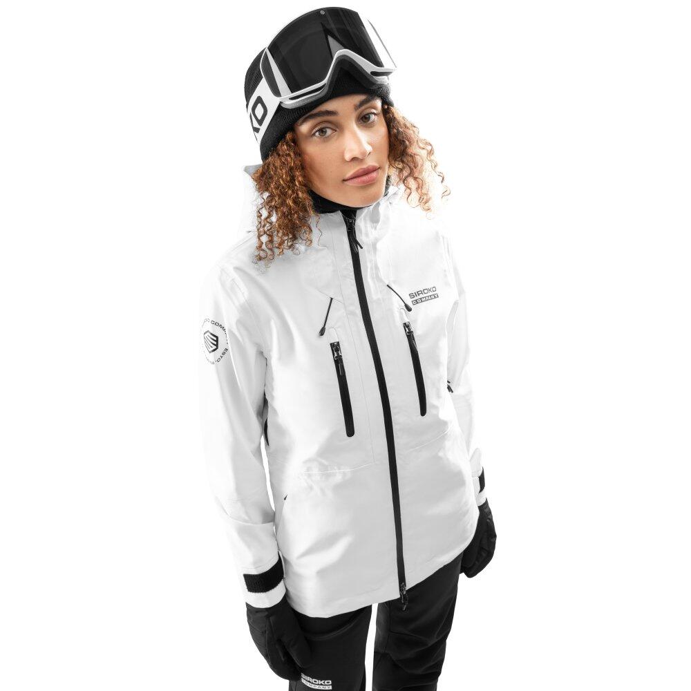 Jachetă de snowboard pentru femei W5-W Megeve Alb