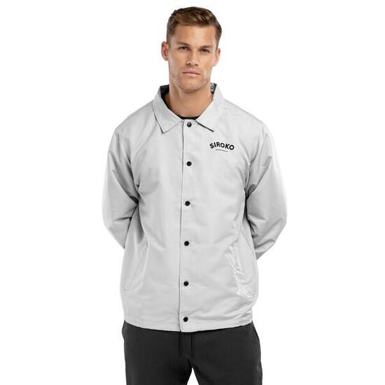 Herren Lifestyle coach-jacke für North Shore Grau