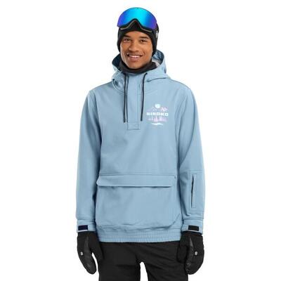 Herren Wintersport snowboardjacke für W3 Prags Blau