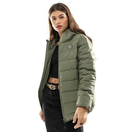 Chaqueta acolchada resistente al agua mujer lifestyle Sval-W Verde
