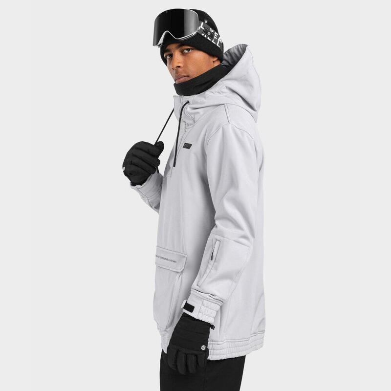 Pánská snowboardová bunda W3 Lhotse Šedá