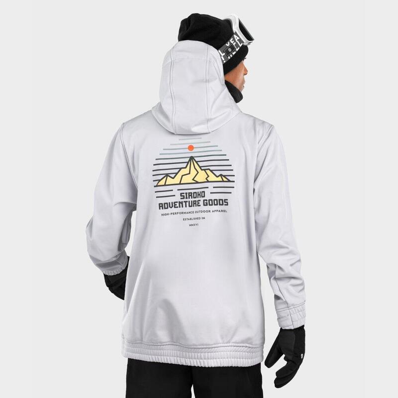 Pánská snowboardová bunda W3 Lhotse Šedá