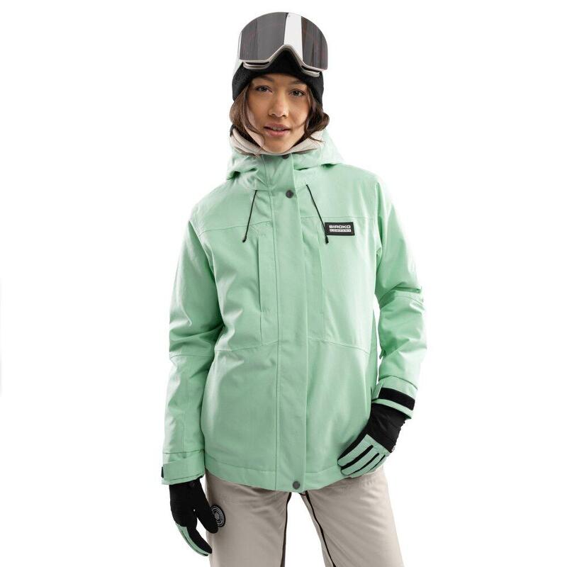 Jachetă de snowboard pentru femei W4-W Couloir Verde