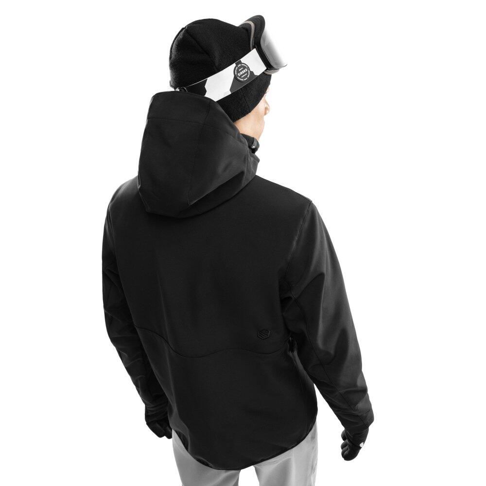 Giacca da snowboard W2 McKinley uomo softshell 3 strati nera 2/8
