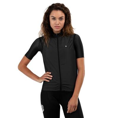 Gilet antivento da ciclismo da donna V1-W Blaast Nero