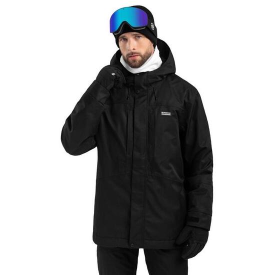 Herren Wintersport snowboardjacke für W4 Vostock Schwarz