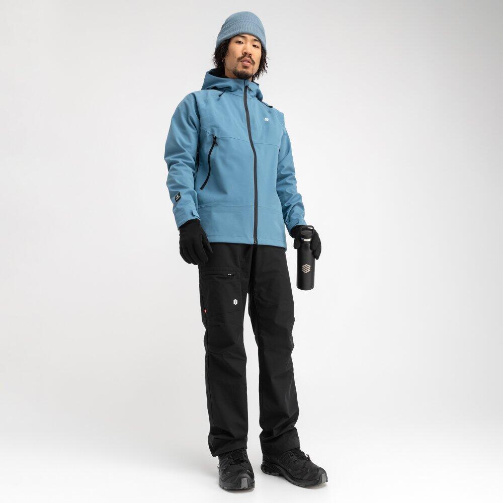 Veste randonnée hardshell homme Cavalls Bleu 3/8