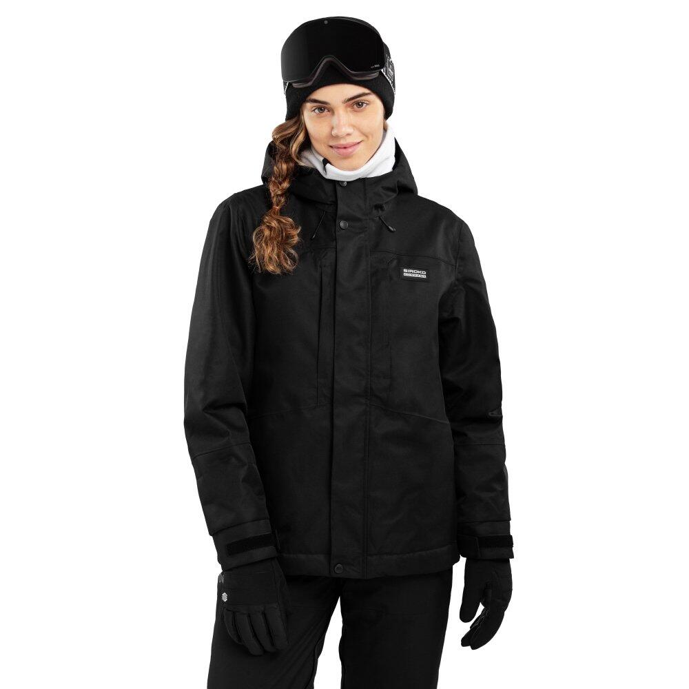 SIROKO Chaqueta para snowboard/esquí mujer esquí y nieve W4-W Vostock Negro