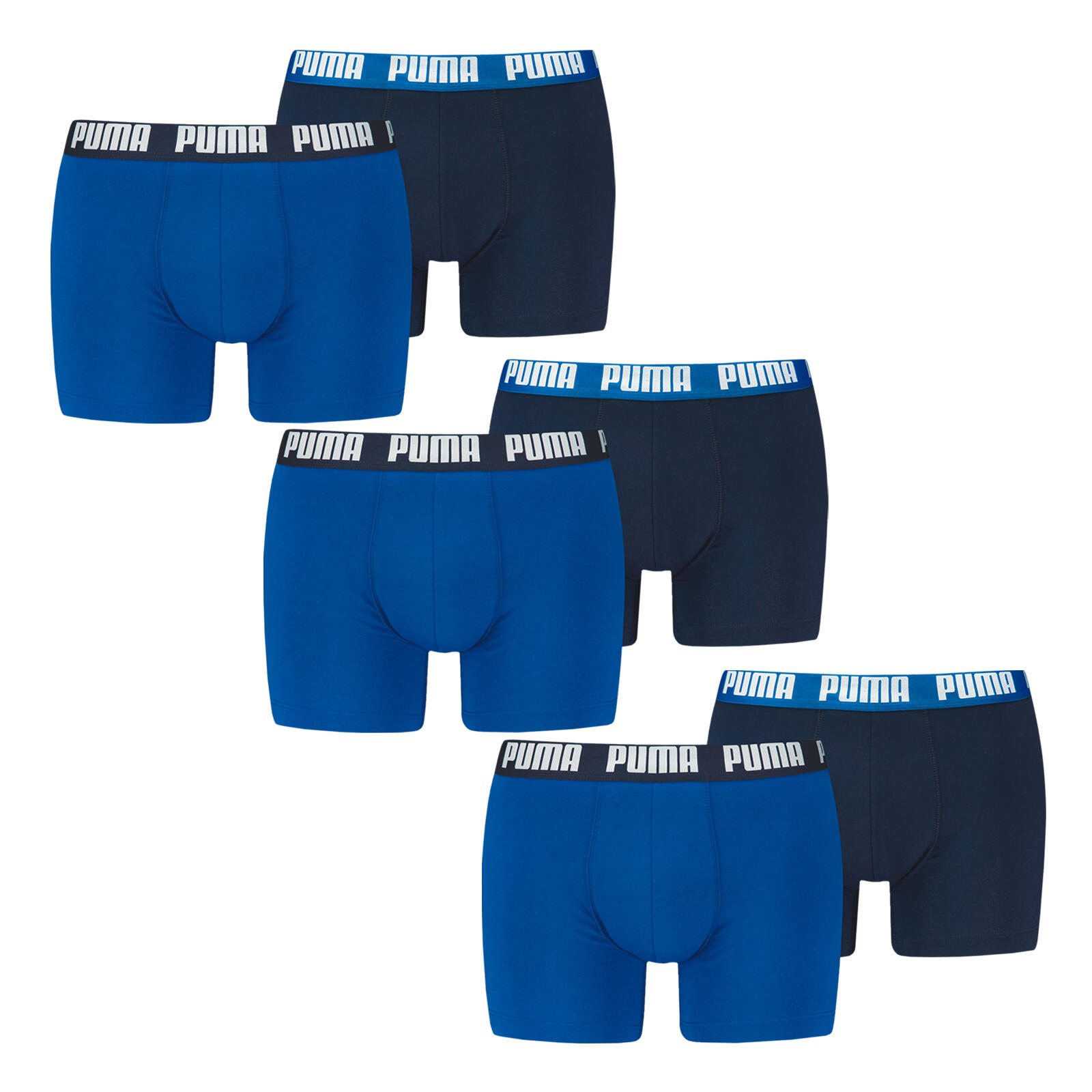 PUMA Unterhosen 6er Pack weich atmungsaktiv Herren - Boxers Comfort Stretch