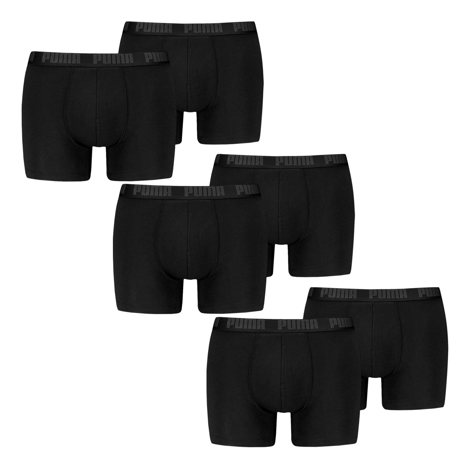 PUMA Unterhosen 6er Pack weich atmungsaktiv Herren - Boxers Comfort Stretch
