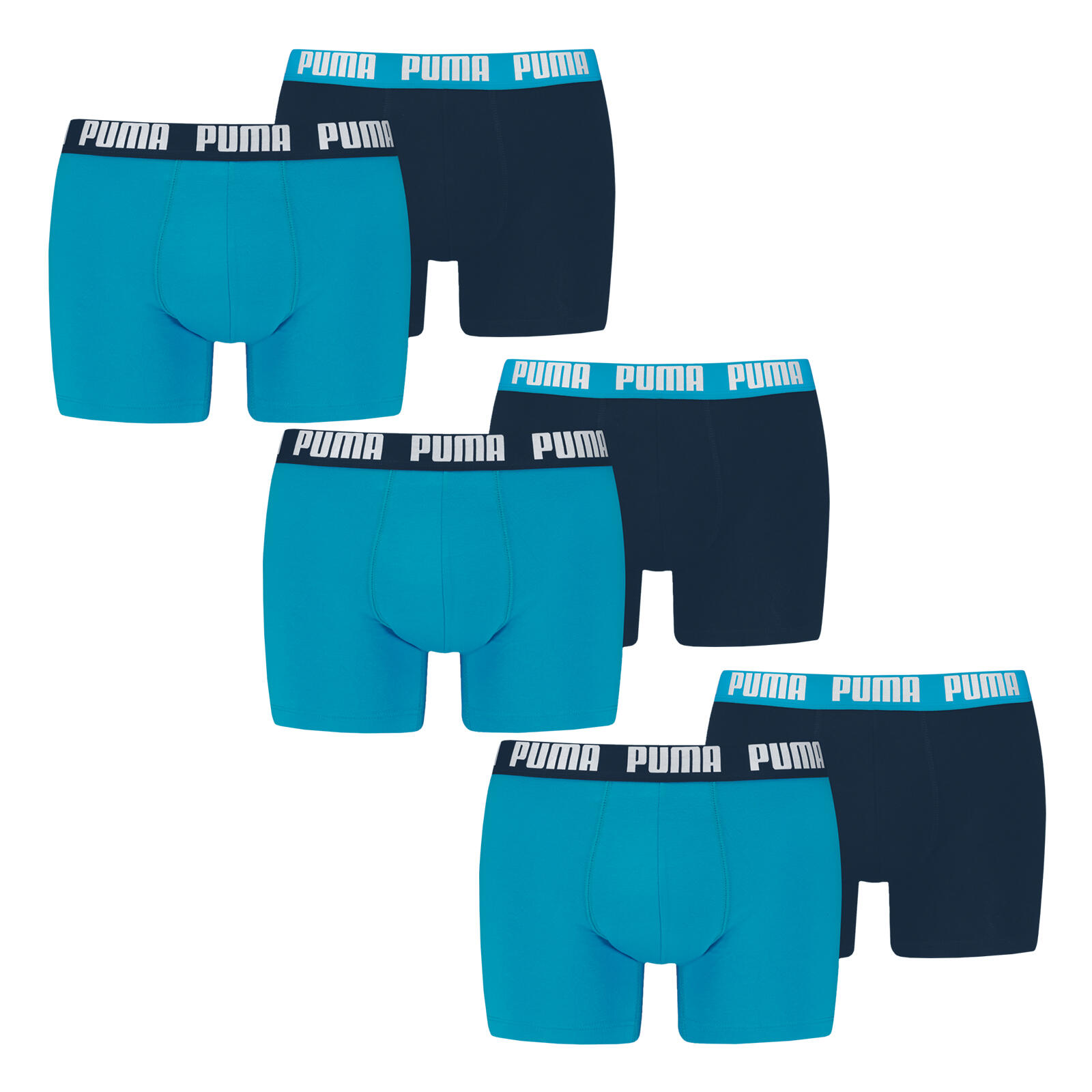 PUMA Unterhosen 6er Pack weich atmungsaktiv Herren - Boxers Comfort Stretch