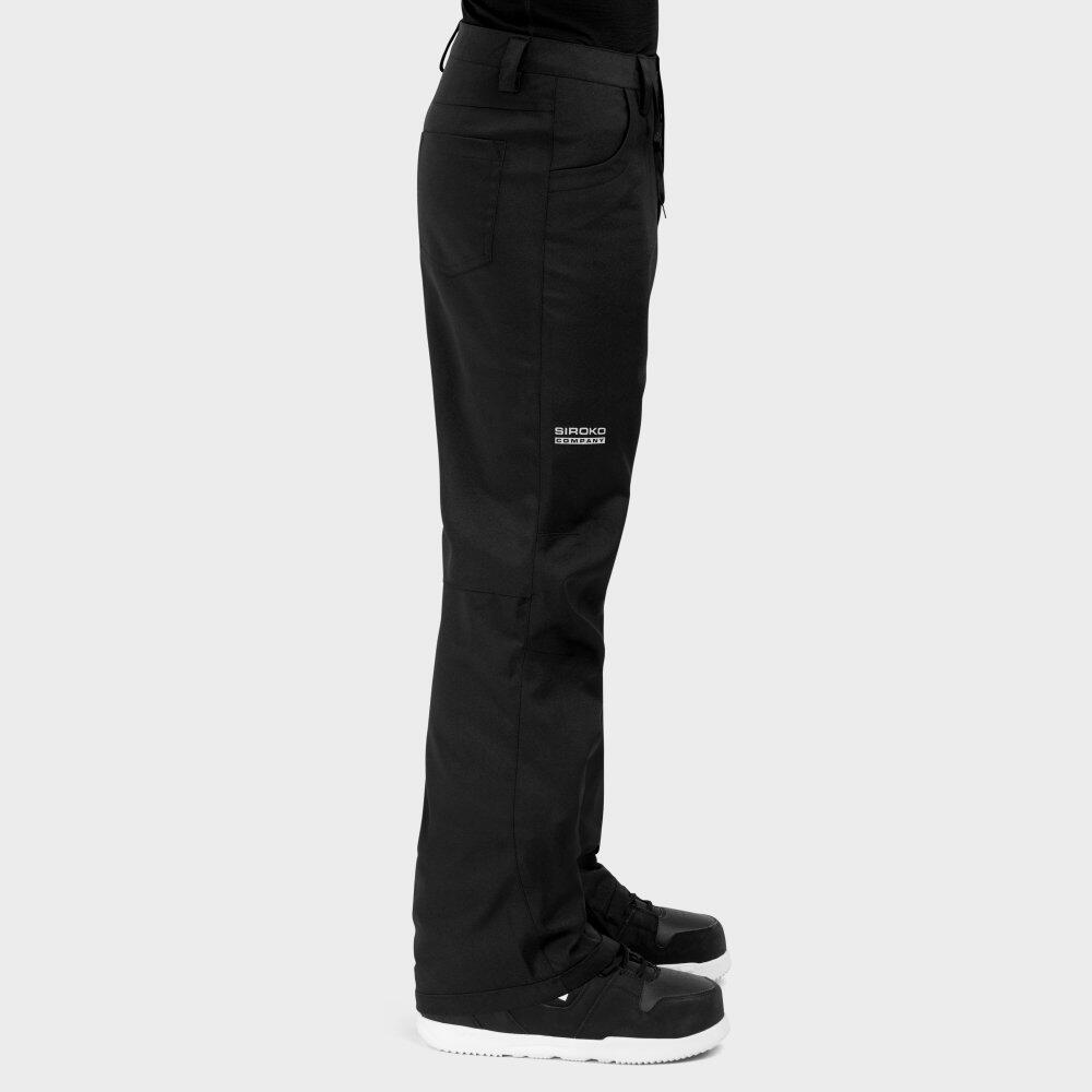 Calças de snowboard hardshell homem Desportos de inverno P2 Peyto Preto 3/7