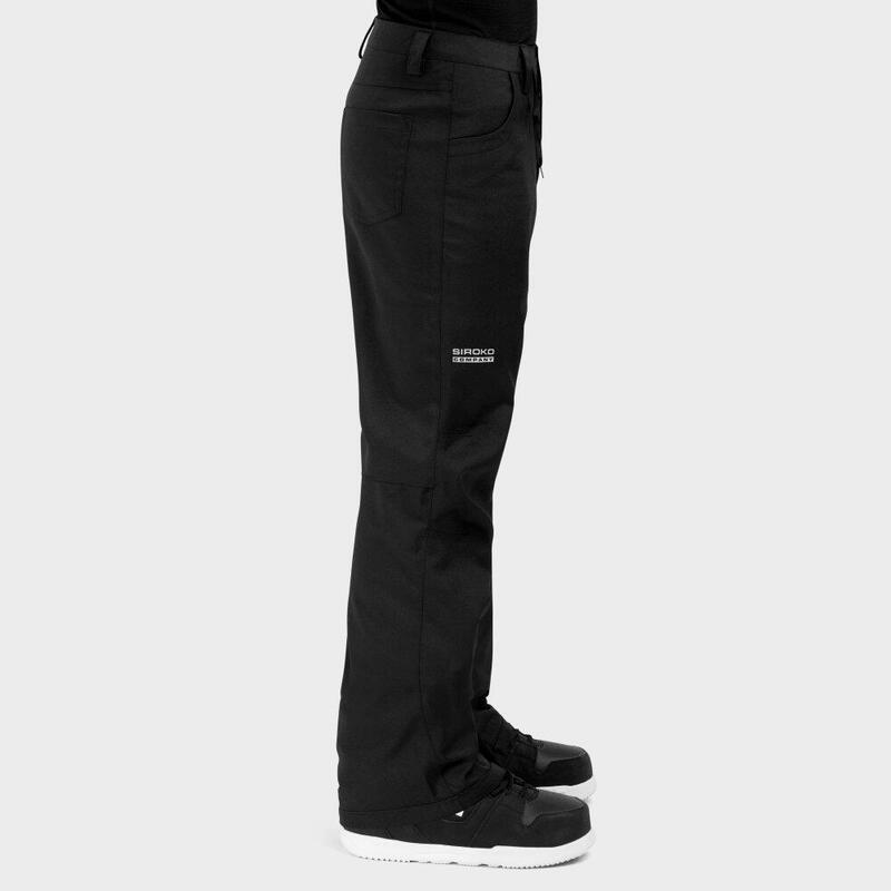 Pantaloni de snowboard Hardshell pentru bărbați P2 Peyto Negru