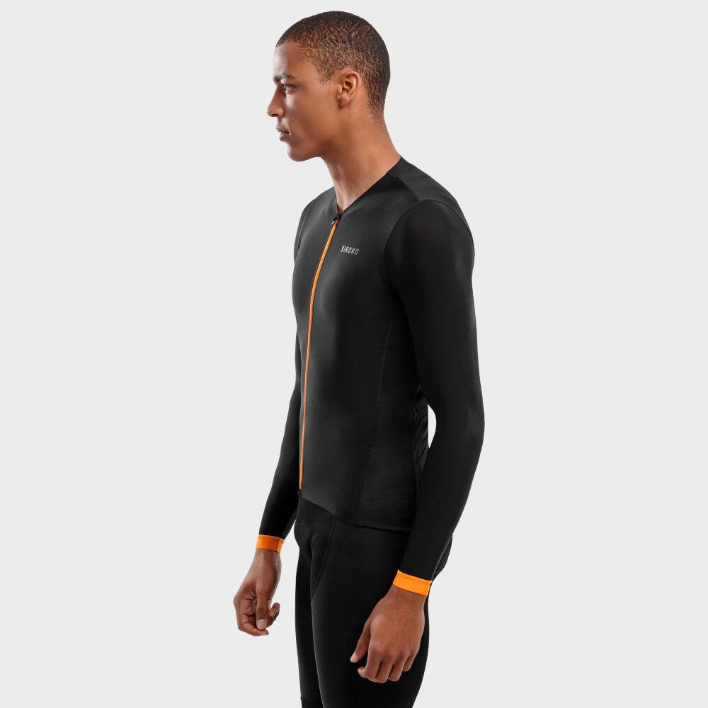 Herren Radsport ultraleichtes radtrikot für SRX Roselend Schwarz 3/7