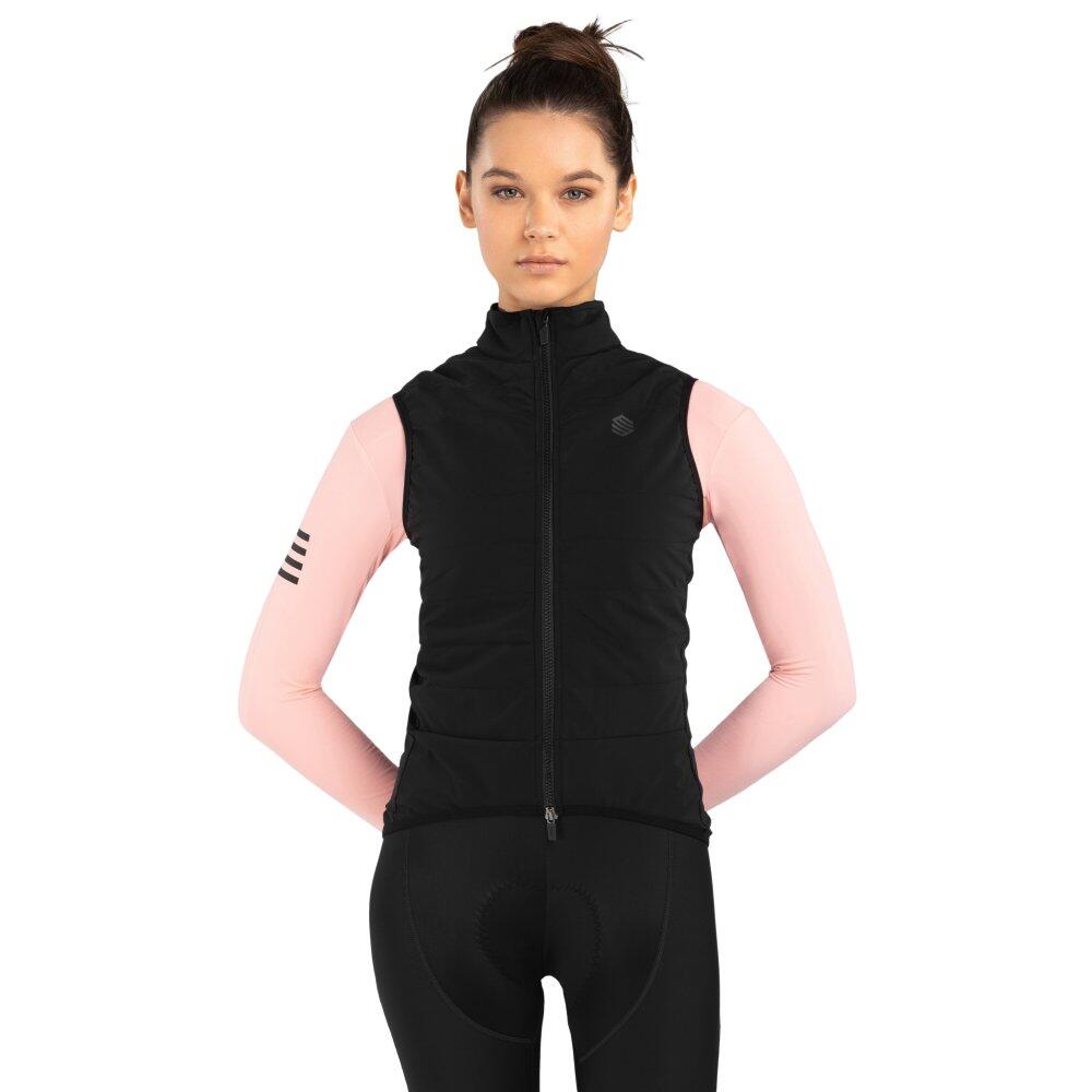 SIROKO Chaleco térmico ciclismo mujer SRX Ultra Warm-W Negro