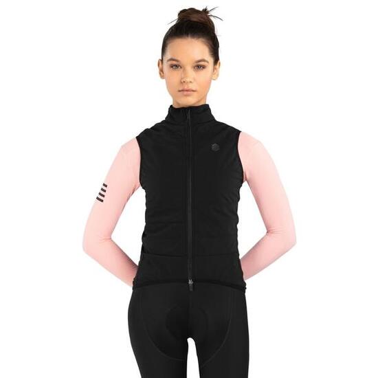 Gilet termico da ciclismo da donna SRX Ultra Warm-W Nero