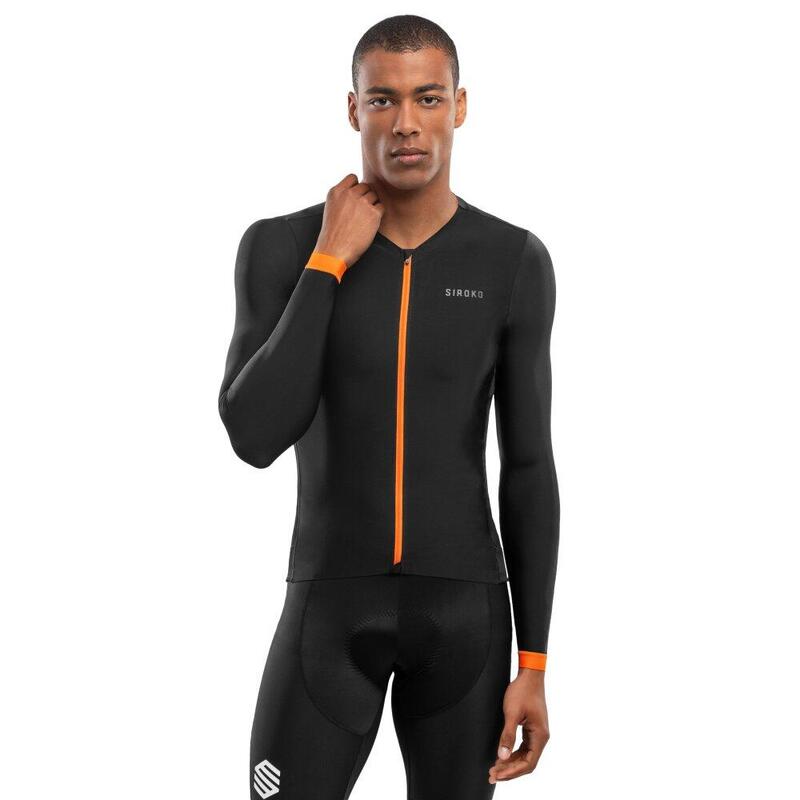 Pánský ultralehký cyklistický dres SRX Roselend Černá