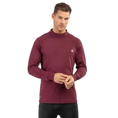 Maglia intima termica uomo Sport invernali SLUSH Maroon Bordeaux