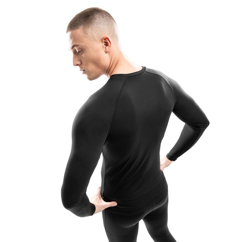 Camisola interior térmica de ski para homem Desportos de inverno Le Mur Preto 2/6