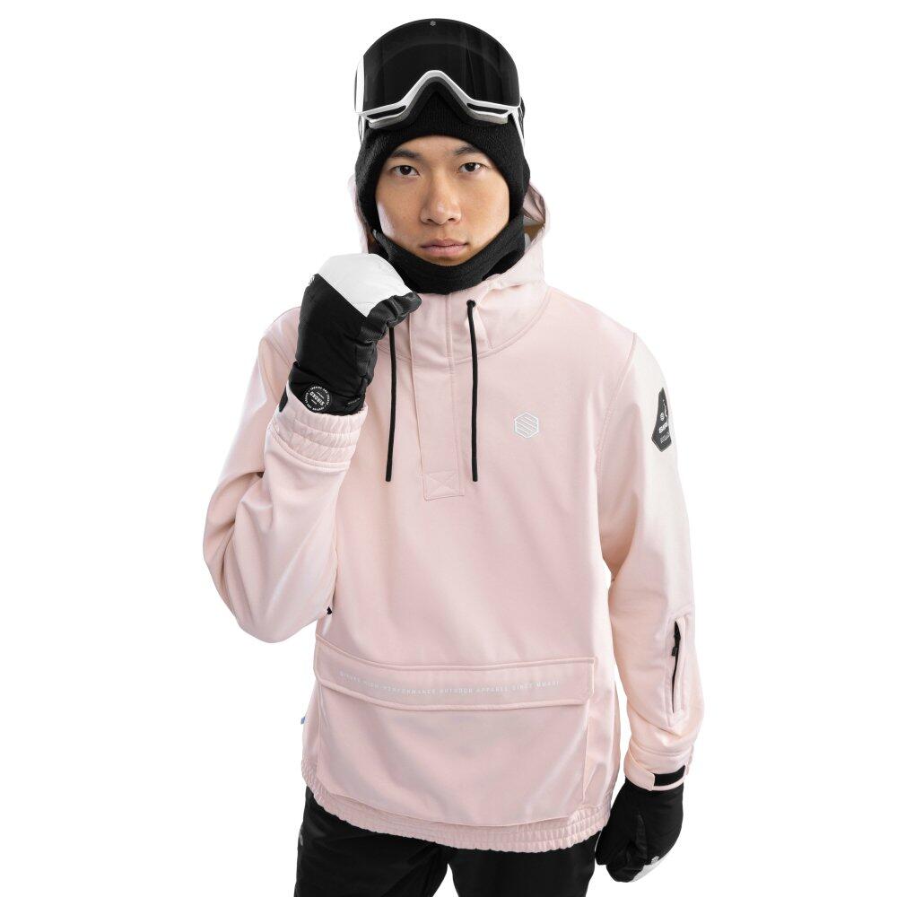 Siroko - Veste Snowboard Homme Sports D'Hiver W3 Arlberg Rose - Veste - Rose - Decathlon