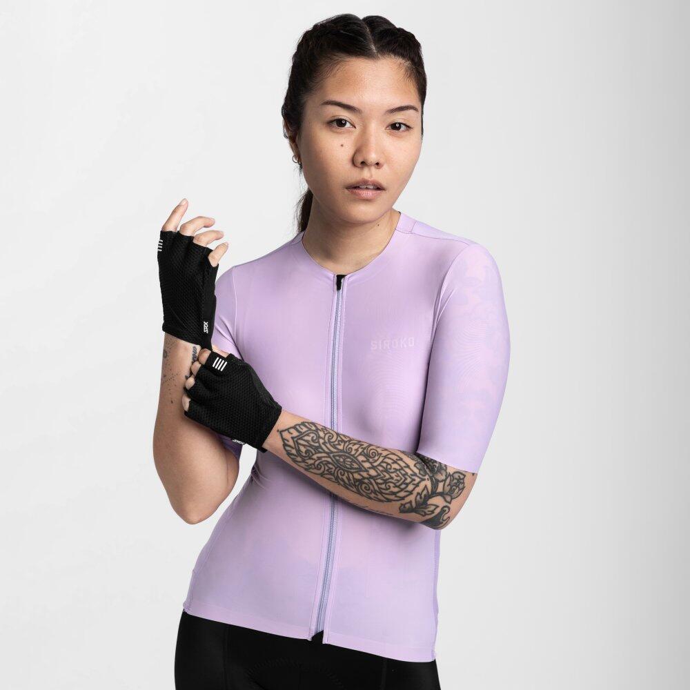 Damen Radsport ultraleichtes radtrikot für SRX Nébula Mauve 2/7