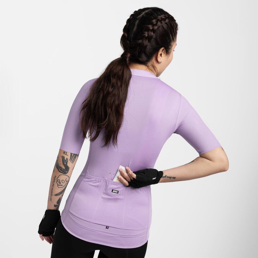 Damen Radsport ultraleichtes radtrikot für SRX Nébula Mauve 3/7