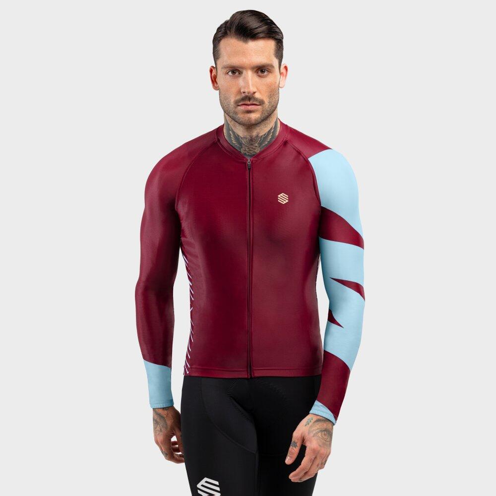 Maglia Ciclismo Maniche Lunghe Cyclisme M2 Road Trip Bordeaux Race Slim Fit 2/7