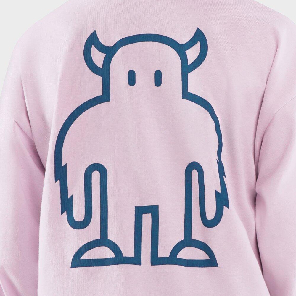 Kinder Lifestyle Langärmeliges Baumwoll-T-Shirt für Jungen Bungee Lila 3/7
