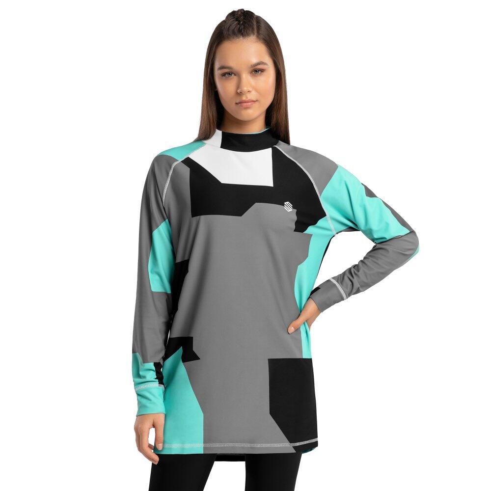 Camisola interior térmica mulher Desportos de inverno SLUSH-W Penguin Turquesa 1/7