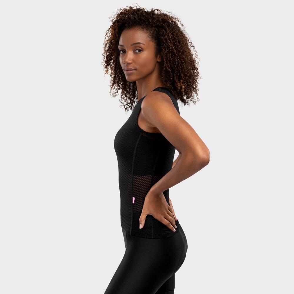 Maglia intima tecnica ciclismo da donna Landscape Nero 4/7