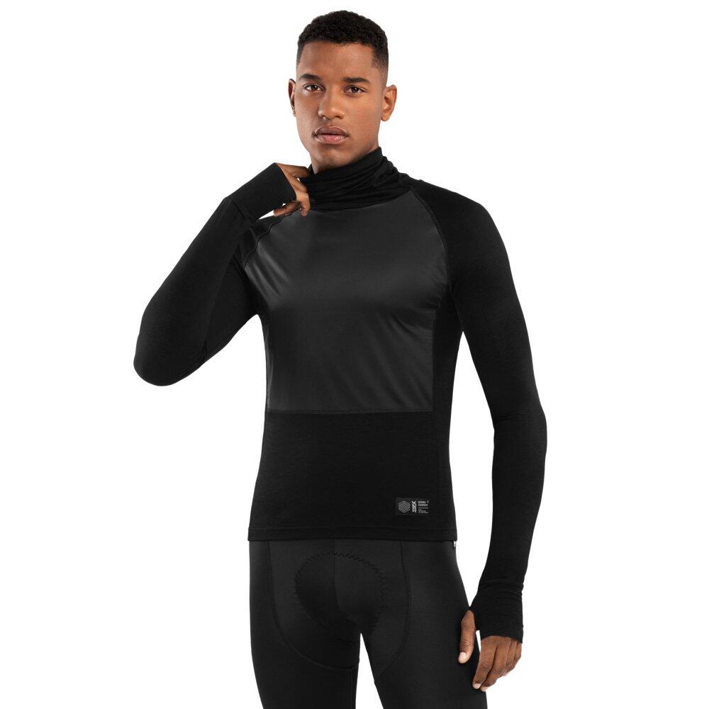 SIROKO Herren Radsport windbreaker-baselayer SRX Denali Schwarz