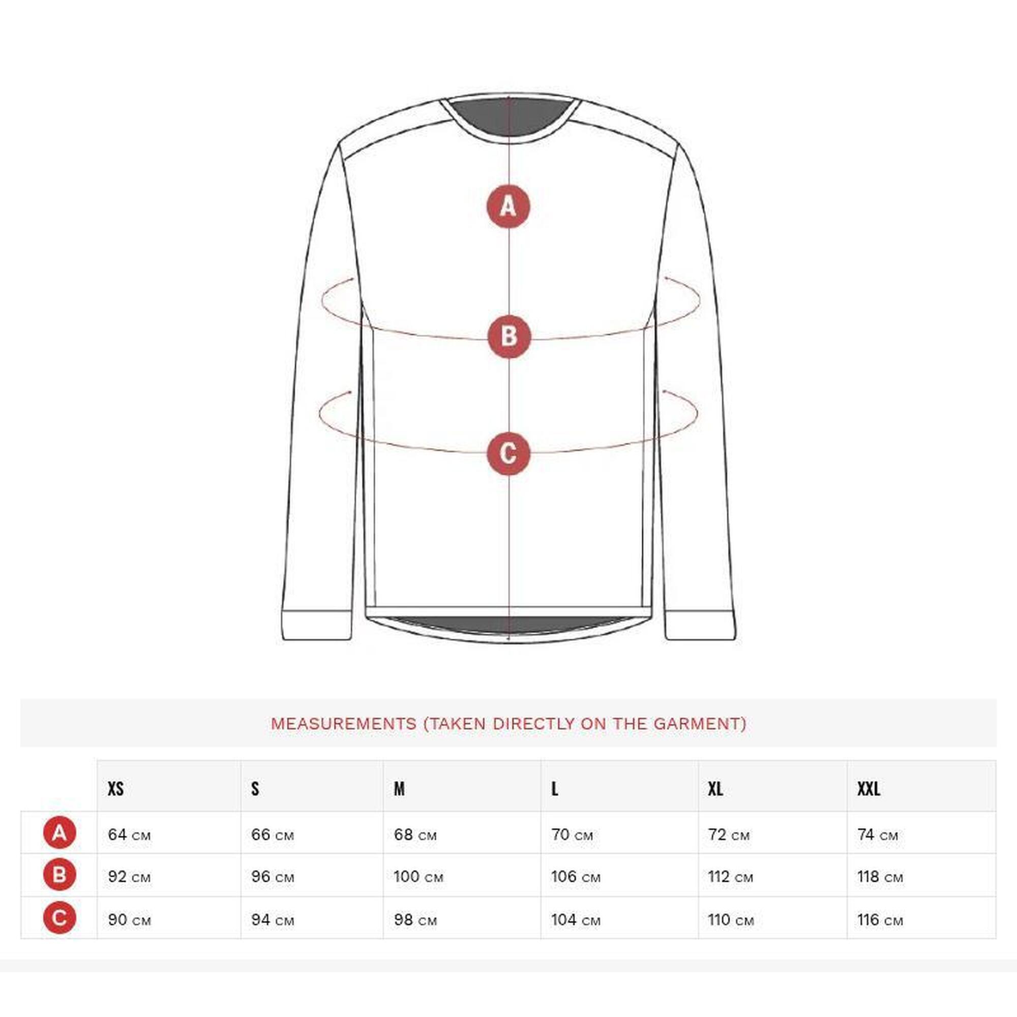 Tricou cu mânecă lungă pentru bărbați, pentru pe pietriș Cáucaso Albastru