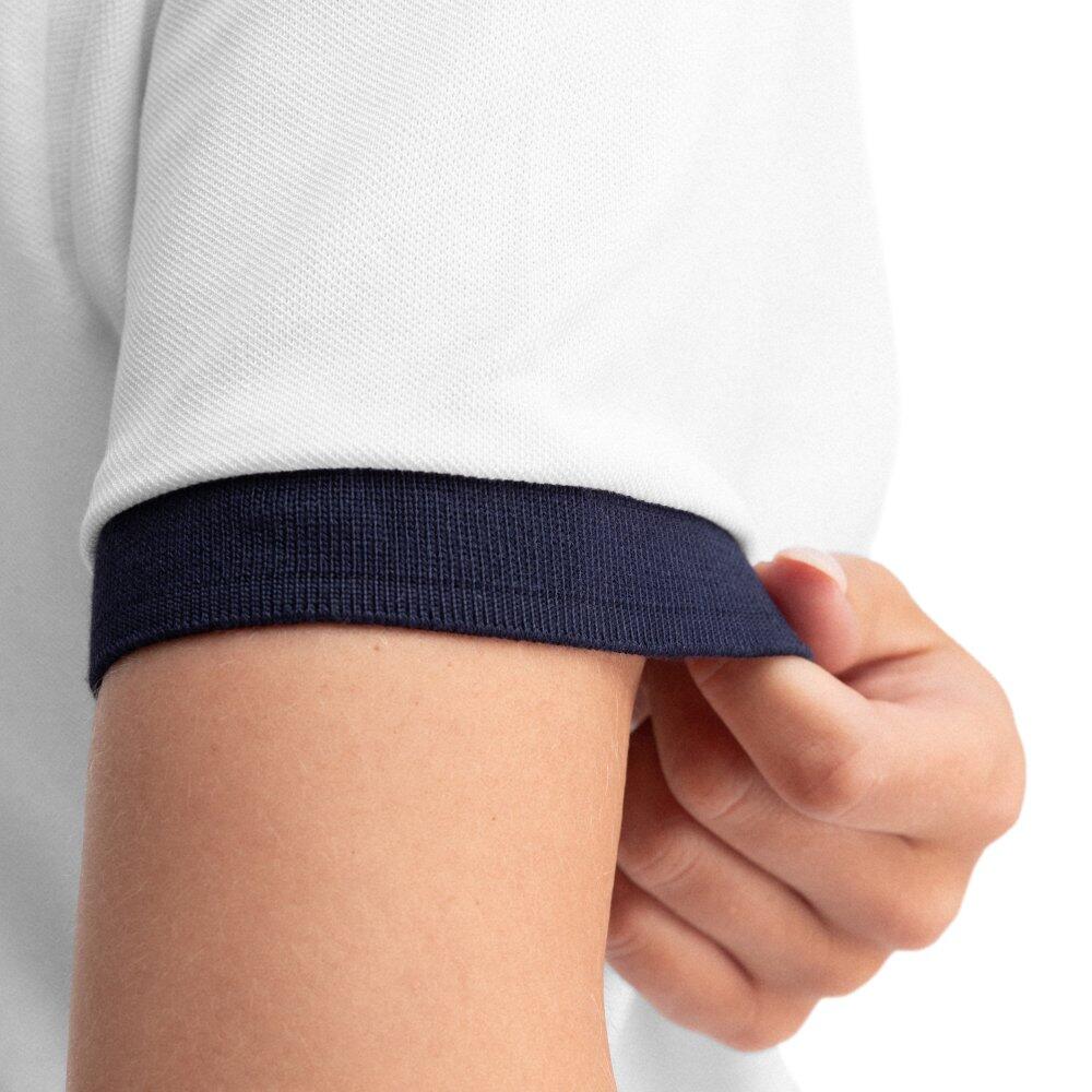 Polo piqué golf femme Valderrama White Blanc 4/8