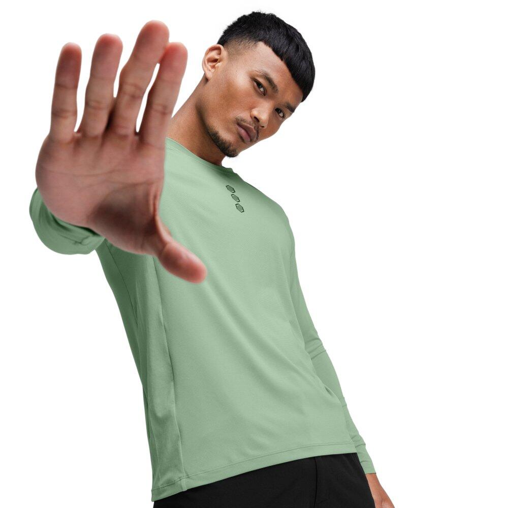 SIROKO Men Cycling 's long sleeve gravel t-shirt Spruce Green