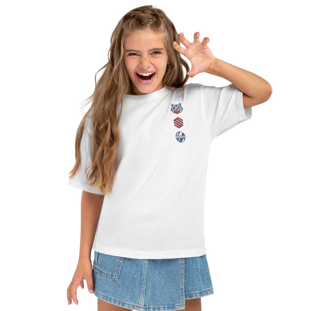 SIROKO Maglietta in cotone a maniche corte bambine Lifestyle Bambini e bambine Kitty-G