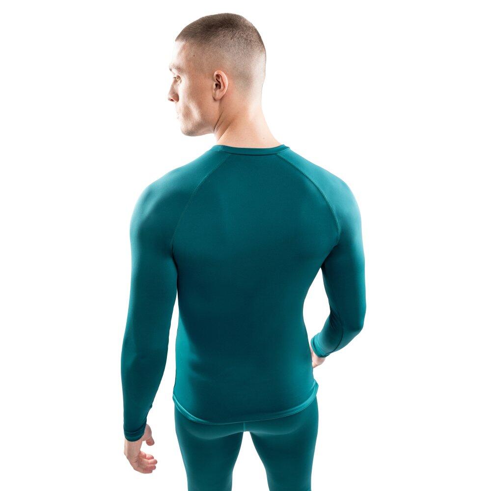 Camiseta interior térmica esquí hombre esquí y nieve Chasseral Verde 2/6