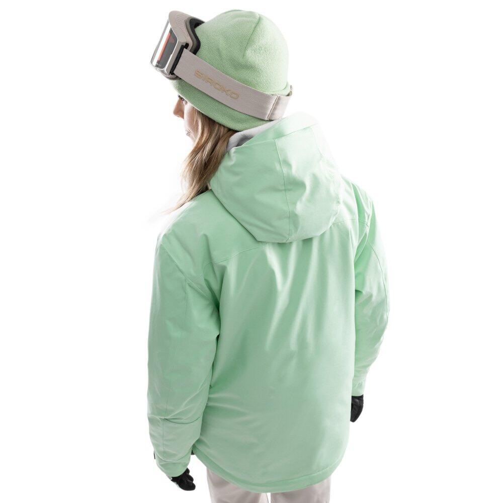Women Winter sports 's snowboard jacket W6-W Elm Green 2/8