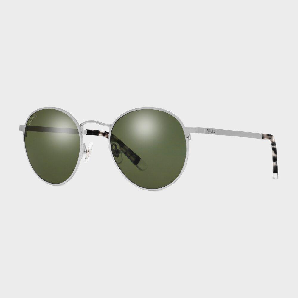 Lunettes de soleil rondes acier inox Lifestyle Homme et Femme Hyde Park Gris 2/7