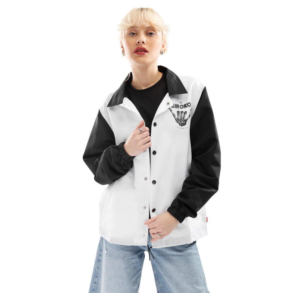 Siroko - Veste Coach Femme Lifestyle Big Island-w Blanc - Gilet Manches Longues - Blanc|noir - 52 2xl - Decathlon