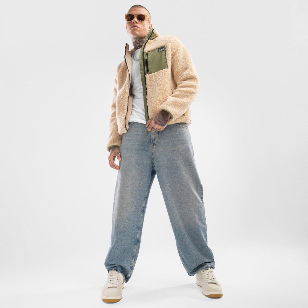 Veste sherpa homme Lifestyle Walnut Beige 3/7