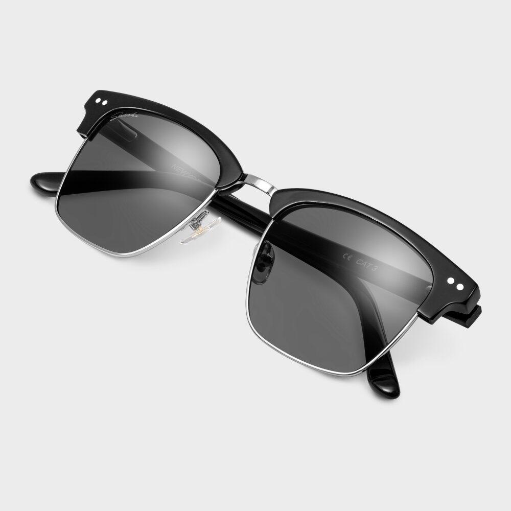 Men & Women Lifestyle Stainless steel fashion sunglasses Bronx Black 2/7