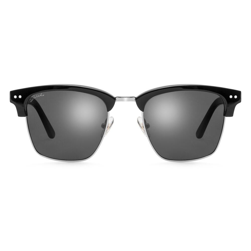 SIROKO Men & Women Lifestyle Stainless steel fashion sunglasses Bronx Black