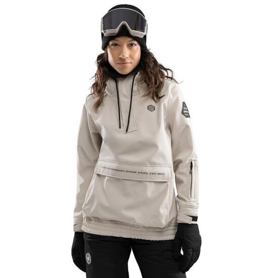 Damen Wintersport snowboardjacke für W3-W Haboob Beige